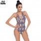 KayVis NEW 2017 Sexy High Cut One Piece Swimsuit Backless Swimwear Women Bathing Suit Swim Beachwear Bandage Monokini Swimsuit32670180918