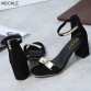 MCCKLE New 2017 Sexy Party Fashion Zip Women's Sandals Ladies Casual Hight Heels Ankle Strap Shoes Women Fashion Sandals