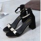 MCCKLE New 2017 Sexy Party Fashion Zip Women's Sandals Ladies Casual Hight Heels Ankle Strap Shoes Women Fashion Sandals