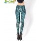 Mermaid Leggins Sport Women Fitness Running Tights Green Glowing Fish Scale Pencil Pant Stretchy High Waist Trouser Ankle Length32778799820