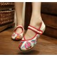 Mix Style Fashion Women&#39;s Shoes Old Peking Mary Jane Flat Heel Denim Flats with Embroidery Soft Sole Casual Shoes  Size 34-4132648625295