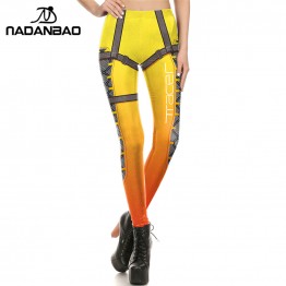 NADANBAO Brand New Women leggings Super HERO Tracer Leggins Printed legins Woman Clothings