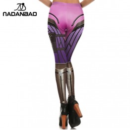 NADANBAO Brand New Women leggings Super HERO Widowmaker Leggins Printed legging for Woman pants