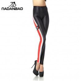 NADANBAO New Arrival Leggins Fashion Polyester Black Red Legins Printed Women Leggings Women Pant