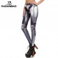 NADANBAO New Women leggings 3D Printed Iron METAL Armour legins Robot leggins pant legging for Woman 2017 cool legins32790908656
