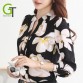 New 2016 Autumn Fashion V-Neck Chiffon Blouses Slim Women Chiffon Blouse Office Work Wear shirts Women Tops Plus Size Blusas32753182053