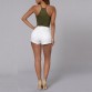 New 2016 Summer Women Shorts Sexy Ripped Hole Denim Shorts High Waist Ripped Shorts Soft Bottom Plus Size Casual White Shorts32664431997