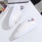 New 2017 Spring Summer Shoes Women Flats Soft Leather Fashion Women's Casual Brand White Shoes Breathable Comfortable ZH1775
