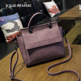 New Arrival Vintage Trapeze Tote Bags Women Leather Handbags Ladies Retro Shoulder Bags Large Capacity Casual Top-Handle Bags