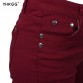 New Autumn Fashion Pencil Jeans Woman Candy Colored Mid Waist Full Length Zipper Slim Fit Skinny Women Pants