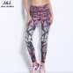 New Gradient Print Quick Dry Sporting Leggings Women 2016 Fashion Casual Compression Pants Bird's Nest Printing Legging Leggins