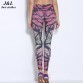 New Gradient Print Quick Dry Sporting Leggings Women 2016 Fashion Casual Compression Pants Bird's Nest Printing Legging Leggins