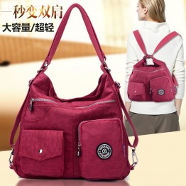 New Women Bag Double Shoulder Bag Designer Handbags High Quality Nylon Female Handbag bolsas sac a main