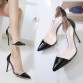 New Women High Heel Shoes Red Vintage Style Woman Shoes High Heels Black Clear Sexy Wedding Designer Shoes Stiletto Pumps 201732692780317