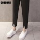 Pants Capri High Waist 2017 Spring Summer Casual Harem Wide Leg Pants Women Trousers Fashion Bottoms Plus Size Female Clothing