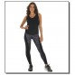 Plus Size Black/Gray Women's Fitness Leggings Workout Pants Panelled Ladies High Waist Leggins Quick-drying Wear Trousers CK1006