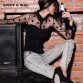Plus Size XXL  Woman Clothes Fashion Long Sleeve Retro Mesh transparent Chiffon Polka Dot Shirt Blouse Black T55223