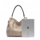 REALER brand handbag women genuine leather bag female hobos shoulder bags high quality leather tote bag