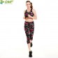 Red Camouflage Running Cropped Tights Green Leopard Power Flex Yoga Workout Capris Pants Sexy High Waist Fitness Leggins Women's