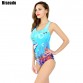 Riseado 2017 New One Piece Swimsuit Sports Suits Brand Swimwear Women Sexy Printing Backless Swimming Bathing Suits32676586769