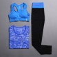 Sexy Black Yoga Sets Print Plaid Level-4 Shakeproof Women Yoga Top Fitness Quick Dry Zebra Sport Shirts Compressed Sport Legging32762741605