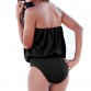 Sexy Summer Women One-piece Strapless Bandage Swimwear Swimsuit Bodysuit Bikini High Quality 2017 Brand New
