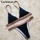 Sexy atchwork Brazilian Tiny bikini 2017 swimsuit swimwear women bathing suit beach wear swim biquini maillot de bain V401