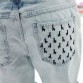 Shorts Women 2016 Fashion Dog Embroidery Pocket Ladies Jeans Vintage Trousers Women Hole Denim Short Pants S/M/L/XL