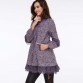 Sisjuly Fall Winter Overcoat Women elegant  Long Sleeve Purple coat Single-Breasted Fall Winter Women Coats 2017