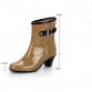 Spring Summer Women's Rain Boots Lady Waterproof Anti-skid High Heel Shoes Women Casual Single Boots Fashion Black Rain Boots