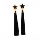 Statement Star Tassel Long Earring For Women Bijoux 2017 New Jewelry Classic Red Blue Black Colors Gold-color Bijoux