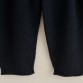 Summer Women Casual Calf Length Harem Pants Elastic Waist Loose Bottom Pants High Waist Cotton Linen Solid Black Trousers
