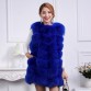 Super warm winter real fox fur vest elegant lady fashion fur clothing genuine fur coat free shipping32800756959