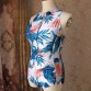 Surfing Swimsuit Printed Floral One Piece Swimwear Women Retro Zipper summer beach bathing swim suits wear women 2017 Wholesale32782058347