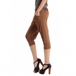 TESSCARA Brand New Fashion Summer Women Pants Capri Casual Harem Bottoms Cheap Sweatpants More Colors Female Trousers One Size