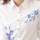 TLZC New Style Lady White Shirts Formal Work Blouse Size S-3XL Korean Women Printed Shirts Chiffon Blouse Slim Fit Lady Shirts32599564874