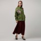[TWOTWINSTYLE] 2017 Autumn Embroidery All-matched Loose BF Style Stand Color Fashion New Women Jacket Female Coat32728238749