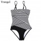 Trangel one piece women swimsuit 2017 bikini brand  stripe women swimwear swimsuit brazilian push up monkini set32795088800