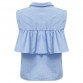 VESTLINDA Summer Women Off the Shoulder Ruffles Blouse Shirts Turn Down Collar Casual Sexy Tops Chemise Femme Work Office Blusas
