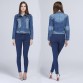 VooBuyLa Brand Fashion Jeans Jacket Women 2017 Plus Size 5XL 6XL Autumn Hand Brush Long Sleeve Stretch Short Denim Jacket Coat