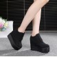Wedge high heels zapatos mujer Platform Heels ladies Canvas Shoes chaussure femme women school valentine zapatos Casual Shoes32698379274