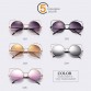 Winla 2017 Fashion Sexy Cat Eye Sunglasses Women Coating Reflective Mirror Diamond Decoration Glasses Female Shades UV400 WL1016