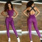 Women&#39;s fitness gym yoga set sports suit conjoined lady girl yoga suit elastic yoga pants fitness campaign Women&#39;s leggings32711512534