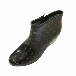 Women's short rainboots high heel plus cotton disassembly water shoes slip-resistant wedges shoes plus velvet single boots