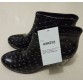Women&#39;s short rainboots high heel plus cotton disassembly water shoes slip-resistant wedges shoes plus velvet single boots32440007627