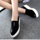 Women Casual shoes Cow Split leather Pointed Toe Loafers Autumn Breathable Flats 2/5