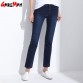 Women Jeans Large Size  High Waist Autumn 2017 Blue Elastic Long Skinny Slim Jeans Trousers For Women 27-38 Size Y323
