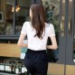 Women Lace Blouse Femme Tops Chiffon Shirt Summer 2016 White Short Sleeve Blusa Feminina Hollow Women Top Shirt Blouse Plus Size