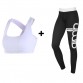  Women Quality Workout Pant Push Up Leggings With Sexy Bra ,  Sports Running Yoga Suit Fitness Sets  Gym Clothes  G-339
