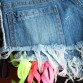 Women Shorts Fashion 2017 Summer Blue Denim Shorts Jeans Low Waist Girls Bikini Beach Drawstring Casual Bottom